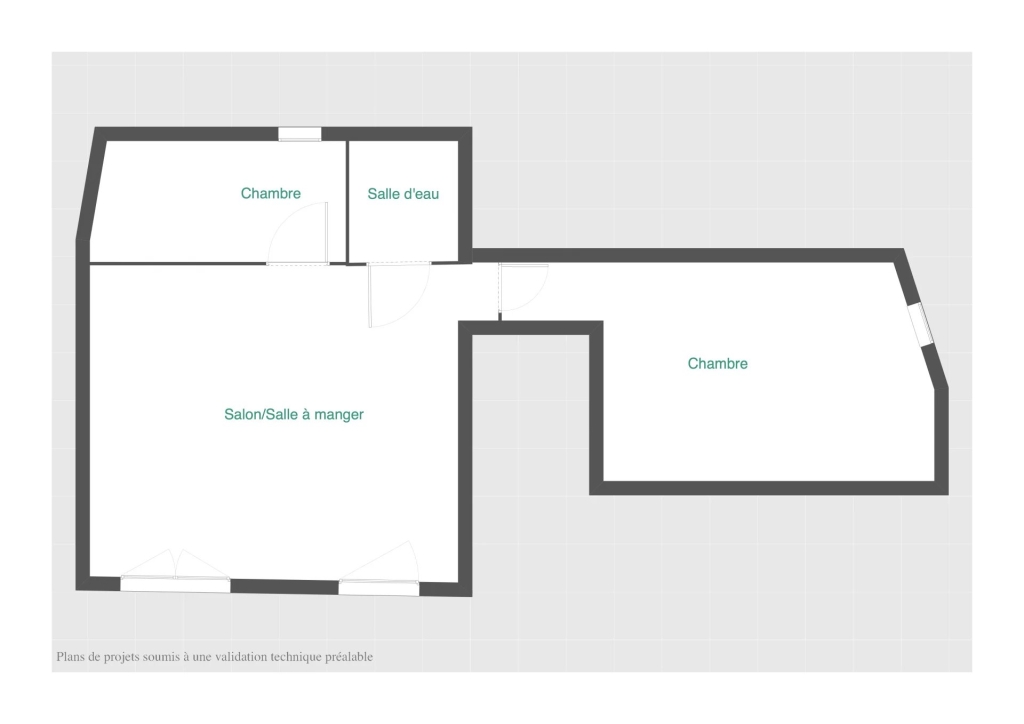 Appartement 3 pièces – 41m² – Port Royal