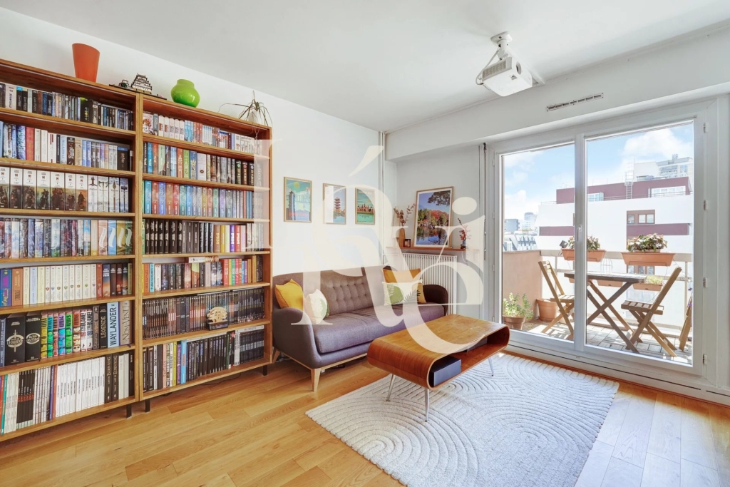 Appartement avec 2 balcons et parking – 2 pièces – 75013 Paris