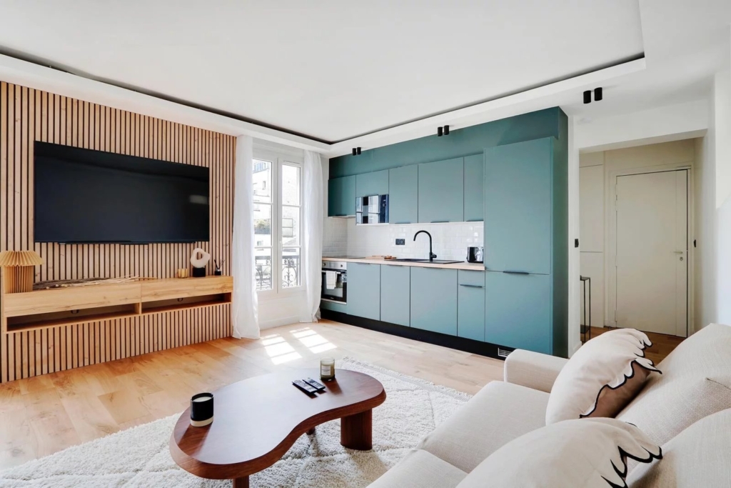 Deux pièces refait à neuf – 46m2 / Village Jeanne d&rsquo;Arc