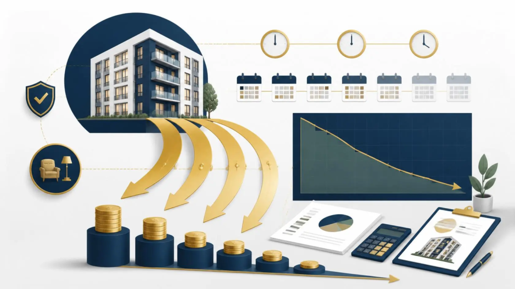 Amortissement immobilier LMNP : calcul réduction impôts régime réel | Lévine Immobilier