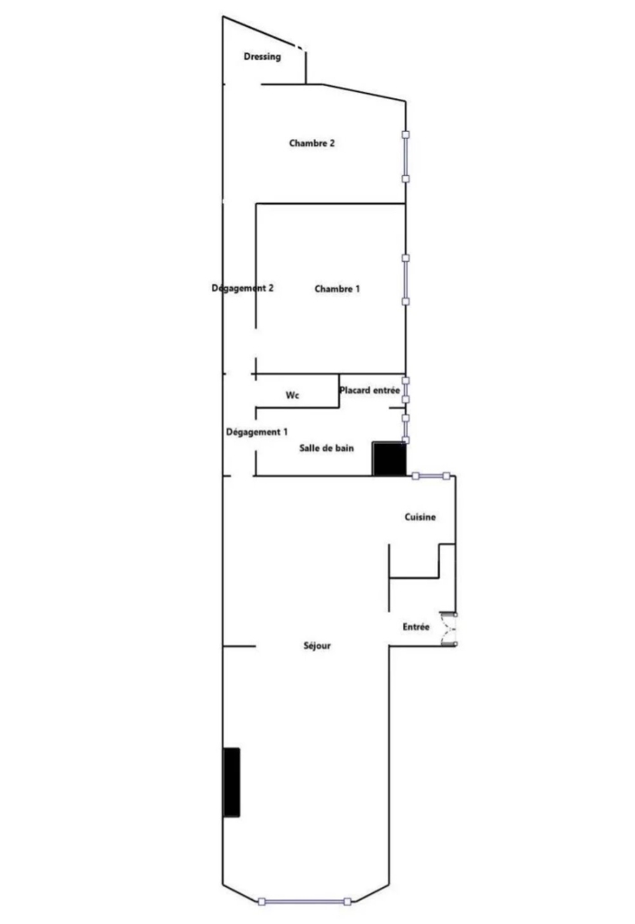 Appartement 3 pièces – Butte aux cailles